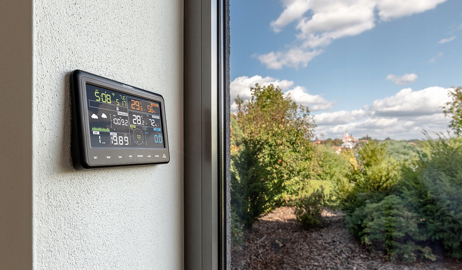 Weather station professional weather forecast WI-FI SOLAR APPLICATION Gogen Brand GoGEN