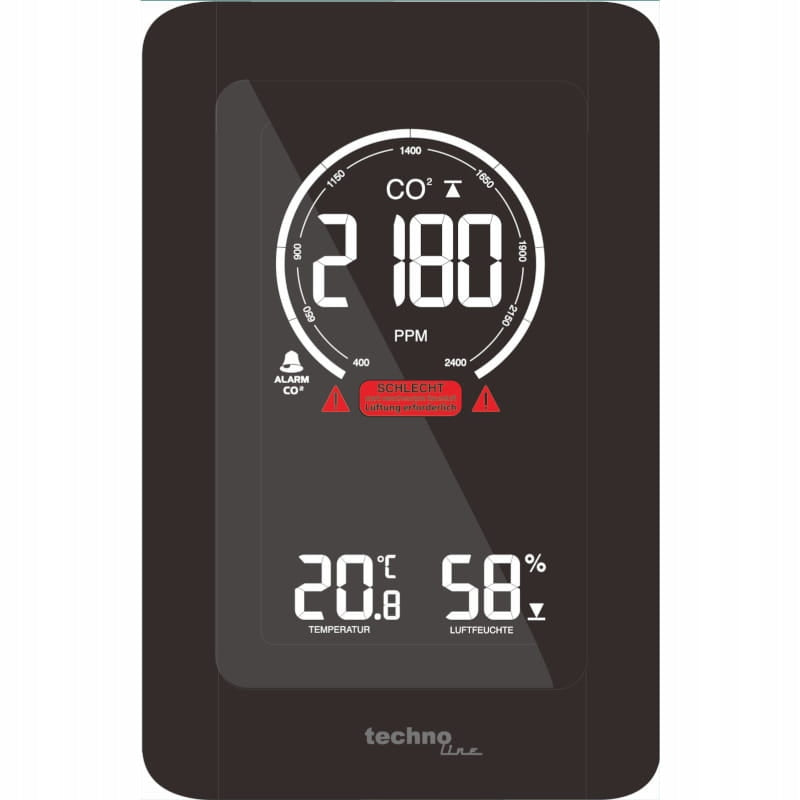 Weather station smog air quality meter Technoline WL1030 CO2 Manufacturer code WL1030