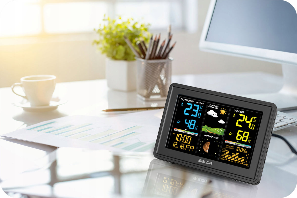 Weather station wireless hygrometer thermometer sensor Brand Baldr