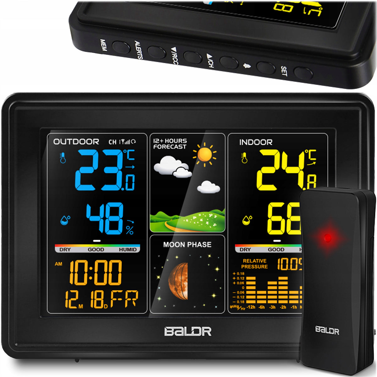 Weather station wireless hygrometer thermometer sensor