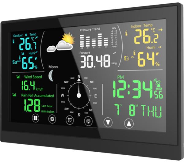 Weather station with rain and watt sensors Winner WG 7911 Alarm Time Date Brand Winner Group