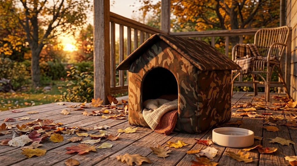 Weatherproof Outdoor Cat House, 36cm Camo Insulated Stray Feral Shelter Manufacturer code 4896032580131