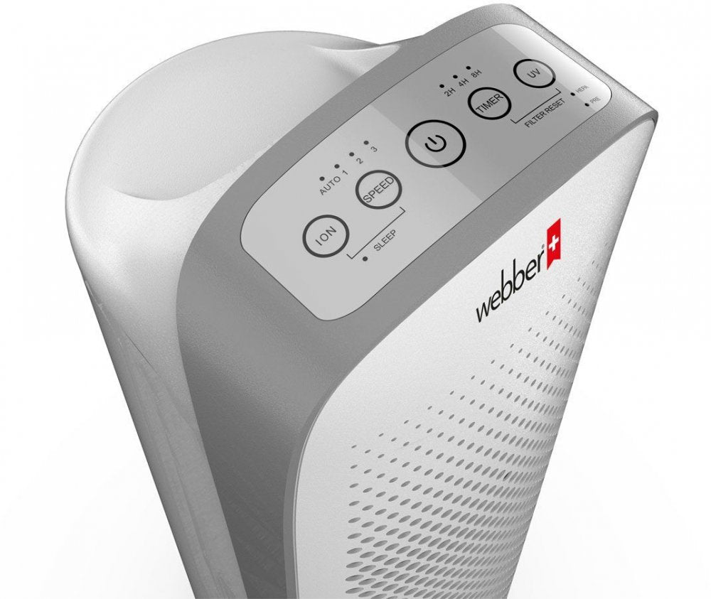 Webber air purifier with ionization function for rooms up to 30m2 Packaging status original