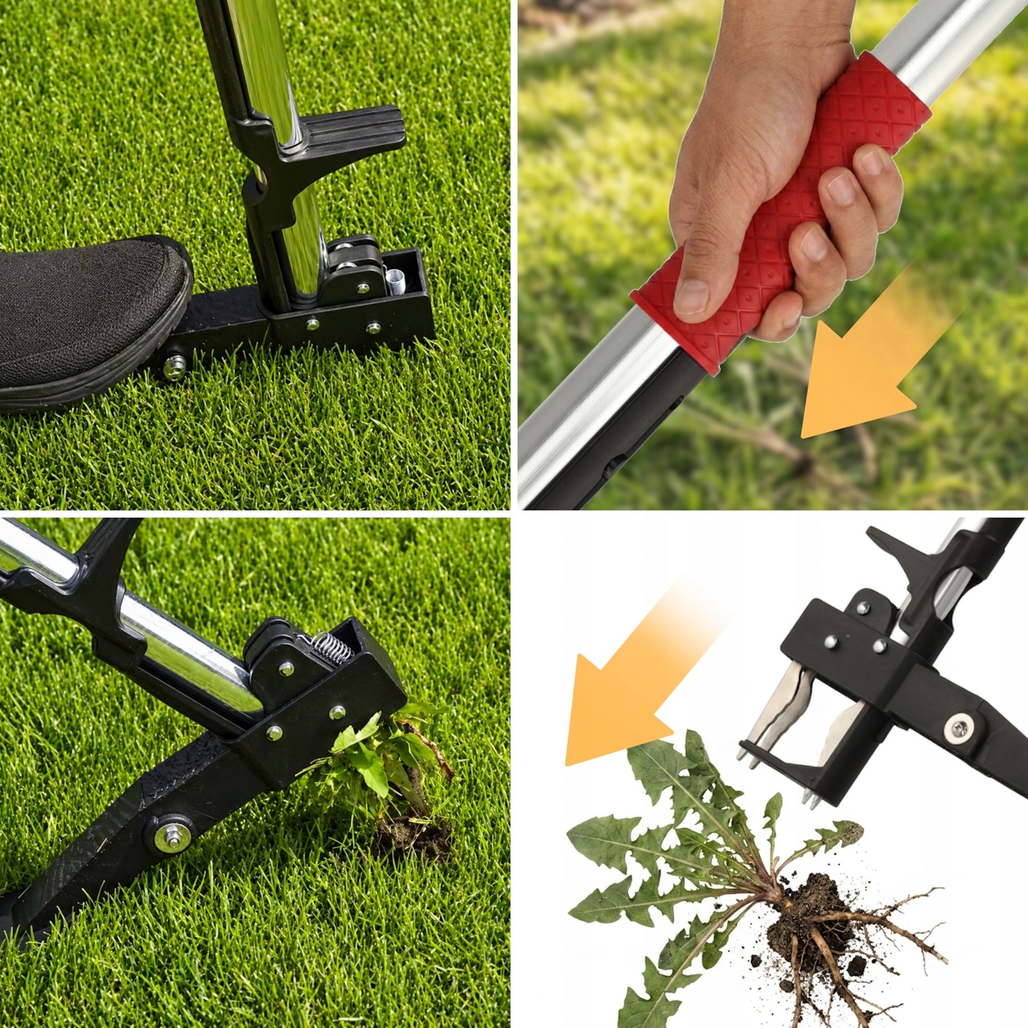 Weed Extractor Root Cutter with Telescopic Handle 100-120 cm DEDRA Handle material aluminum