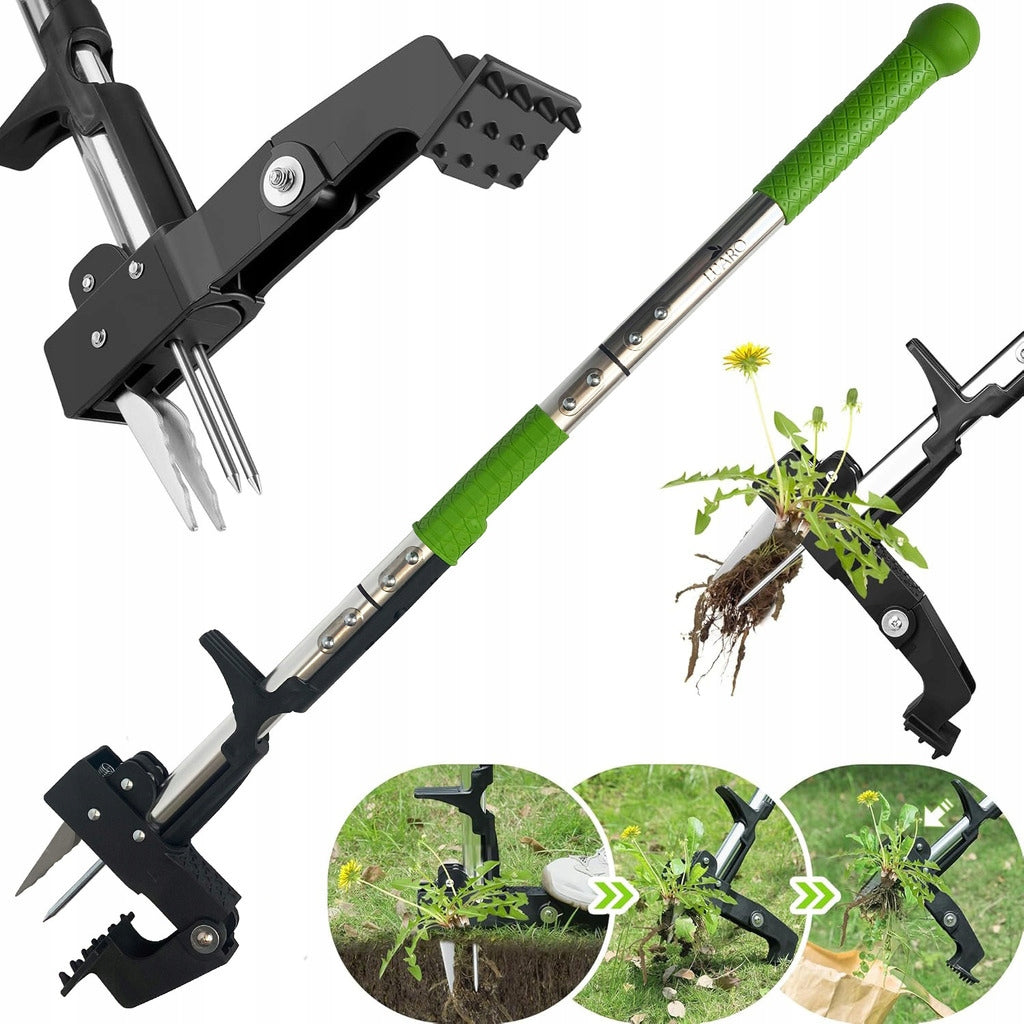 Weed Puller Telescopic Weed Cutter Garden Aluminum Packaging status original