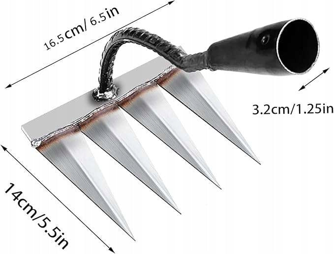 Weed Rake Sharp Hoe Cultivator Garden Tool Without Stick Brand CE