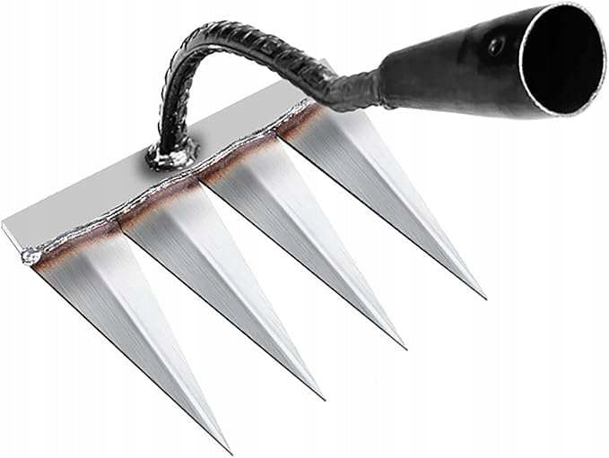 Weed Rake Sharp Hoe Cultivator Garden Tool Without Stick