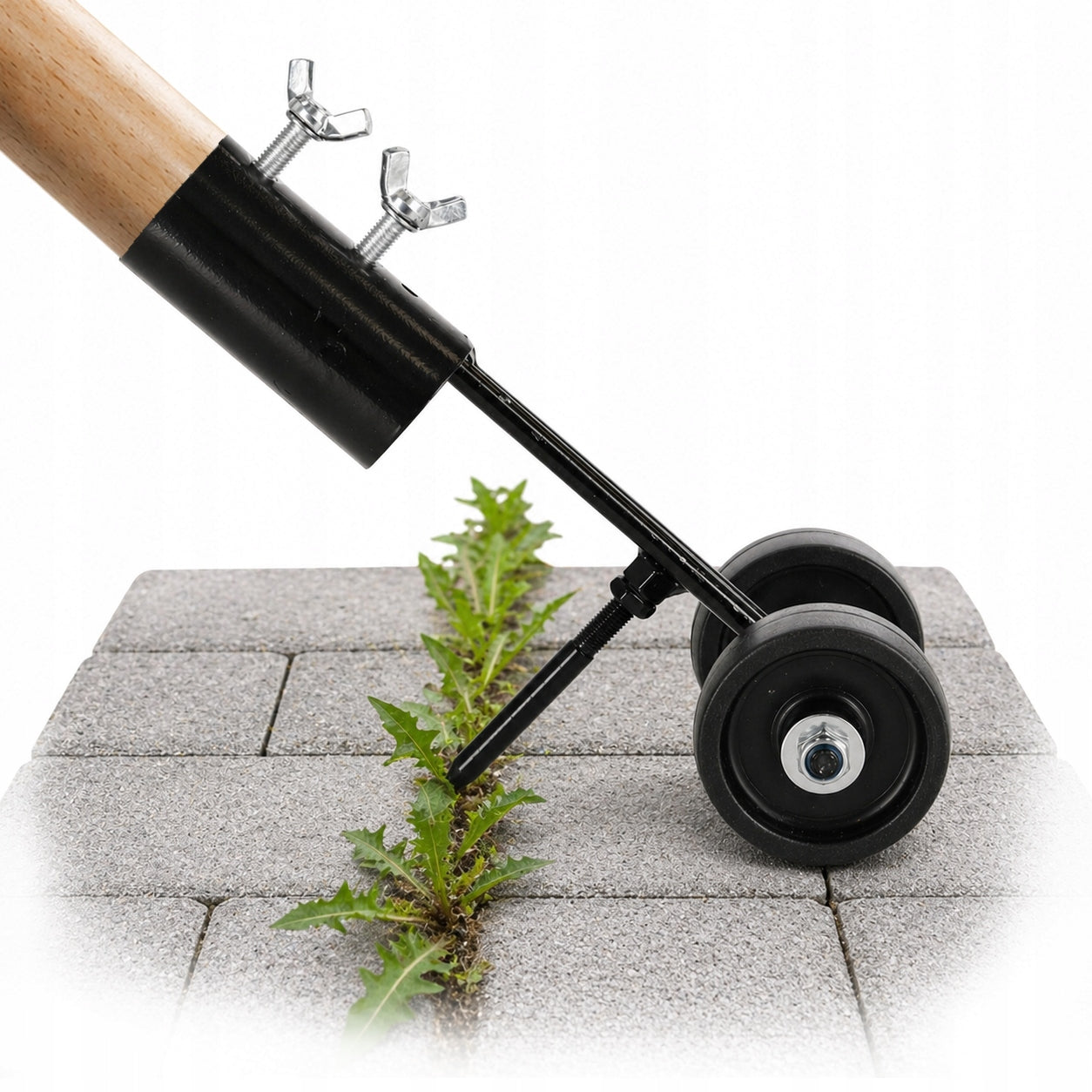 Weed Scraper on Wheels Metal Weed Scraper for Moss Cube