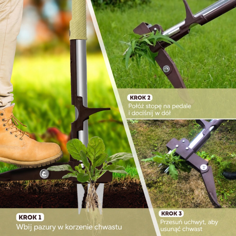 Weed picker weeder strong metal 100 cm Manufacturer code B0D6YLHFMD