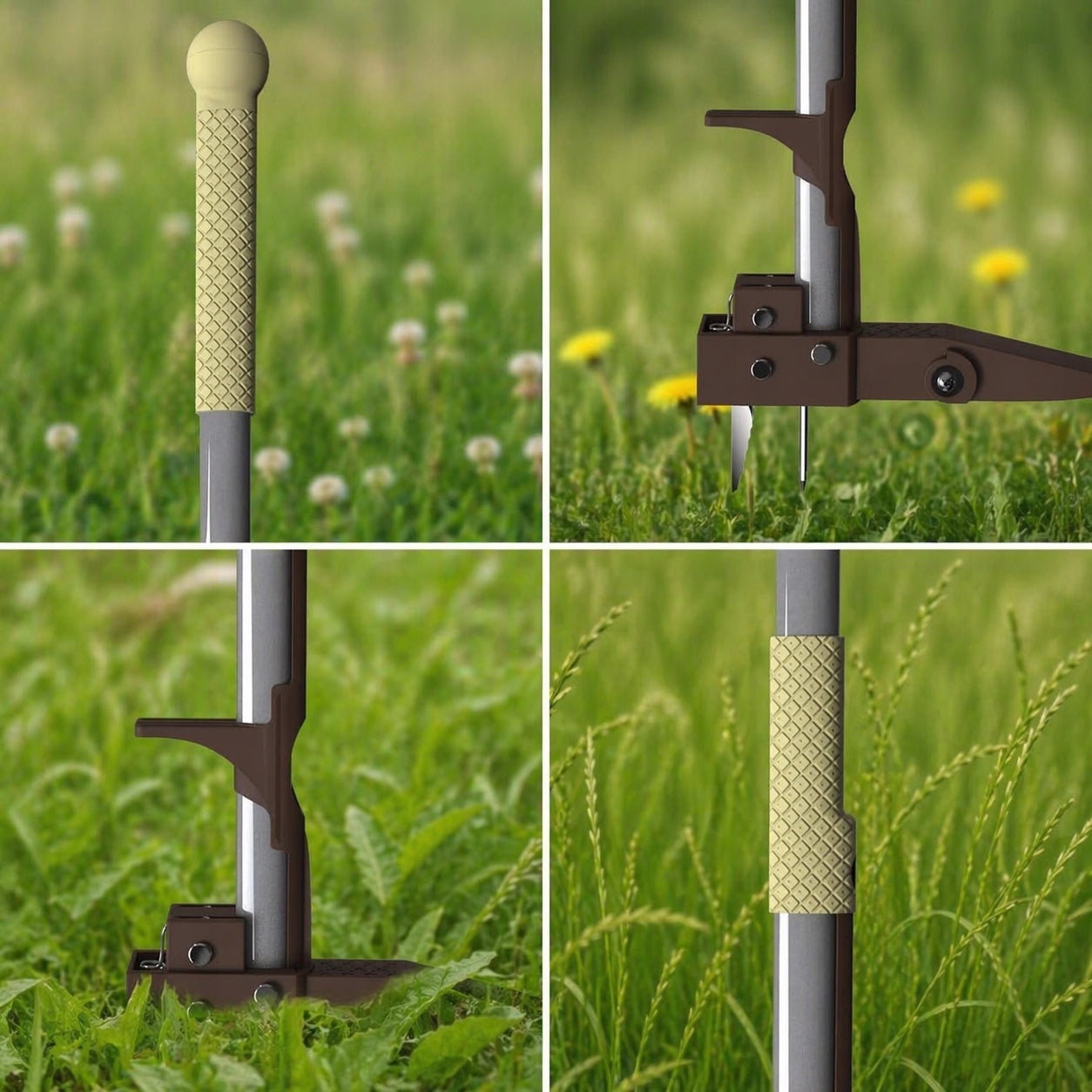 Weed picker weeder strong metal 100 cm Tool length 100 cm