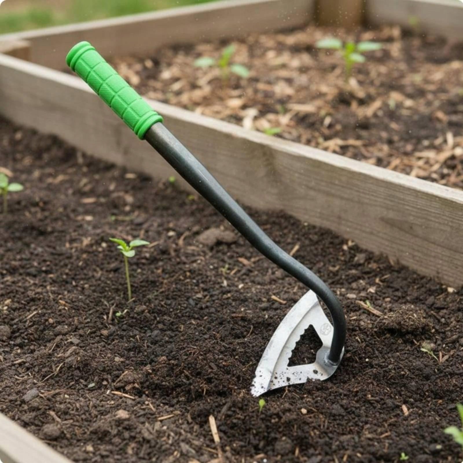 Weeding Fork Handheld Weeding Appliance Double Sided Steel 11-tooth Hoe EAN (GTIN) 768599433042