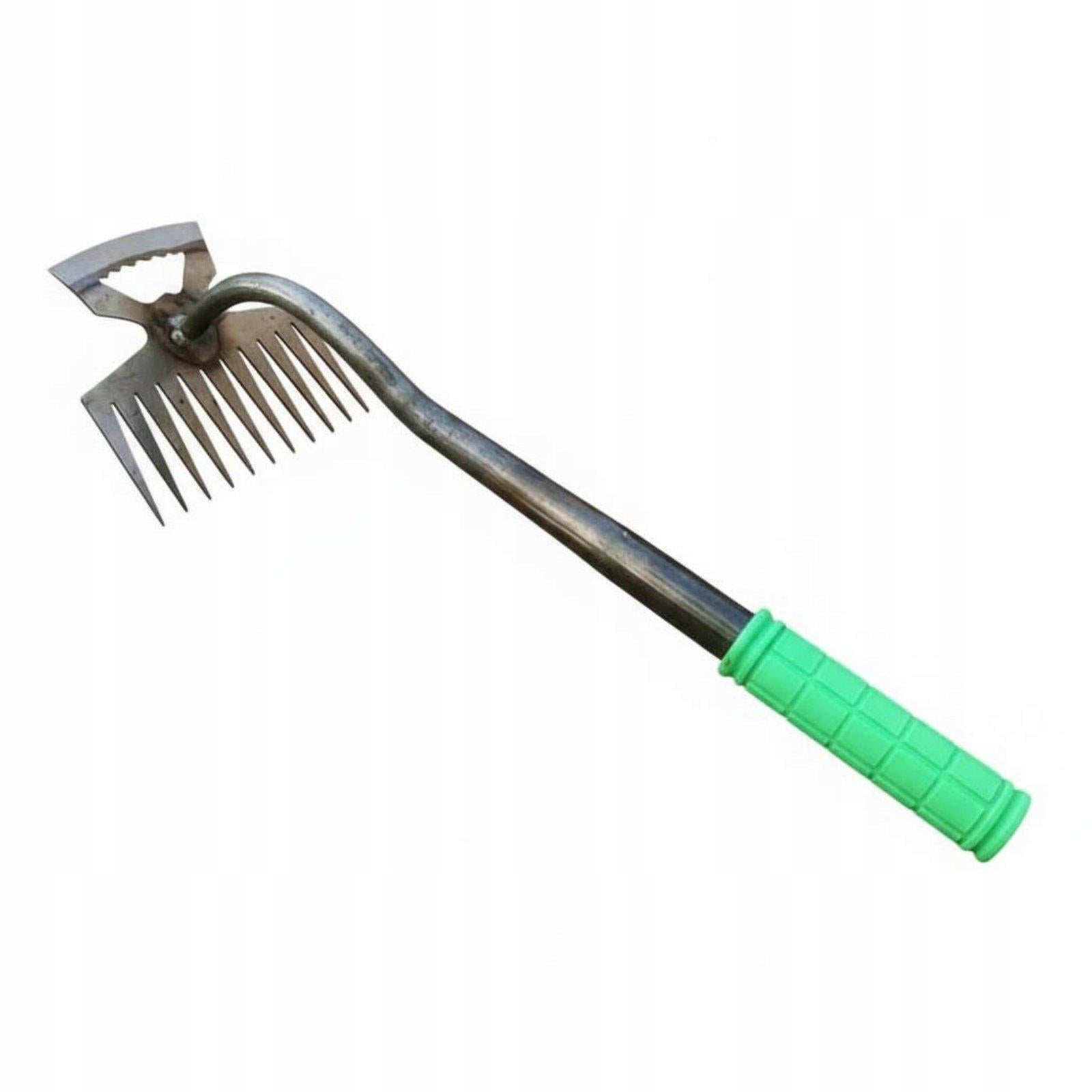 Weeding Fork Handheld Weeding Appliance Double Sided Steel 11-tooth Hoe Packaging status original