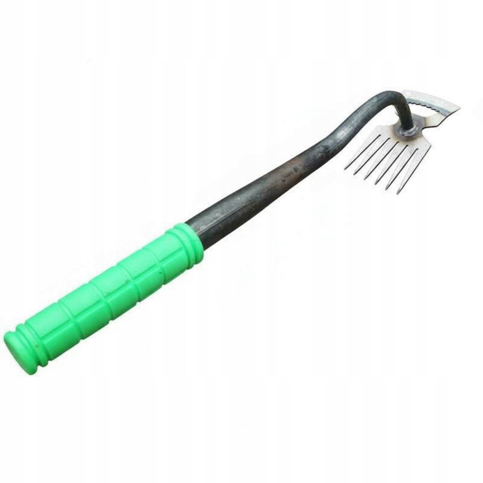 Weeding Fork Handheld Weeding Appliance Double Sided Steel Tool 6-tooth Hoe Product weight with unit packaging 0.27 kg