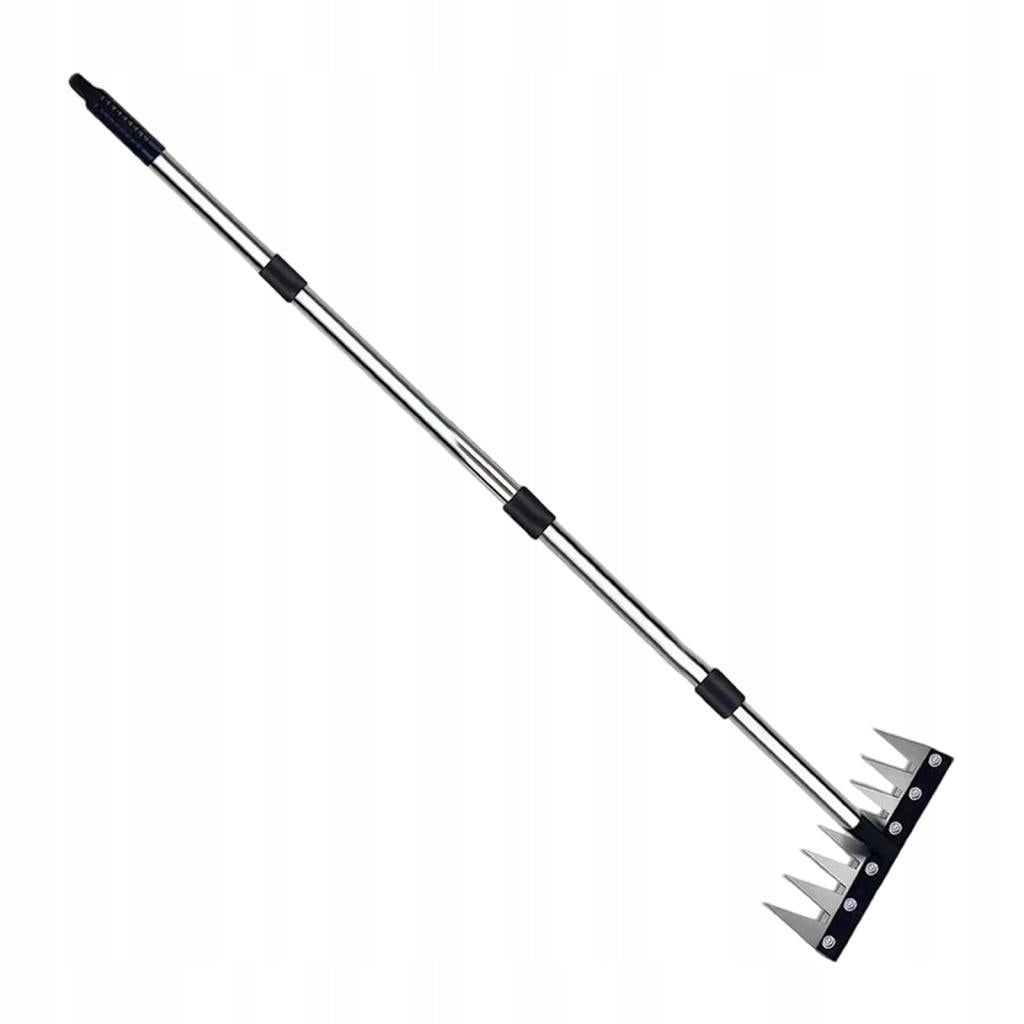 Weeding Rake Gardening Rake Detachable Versatile Weeds Remover Uprooting