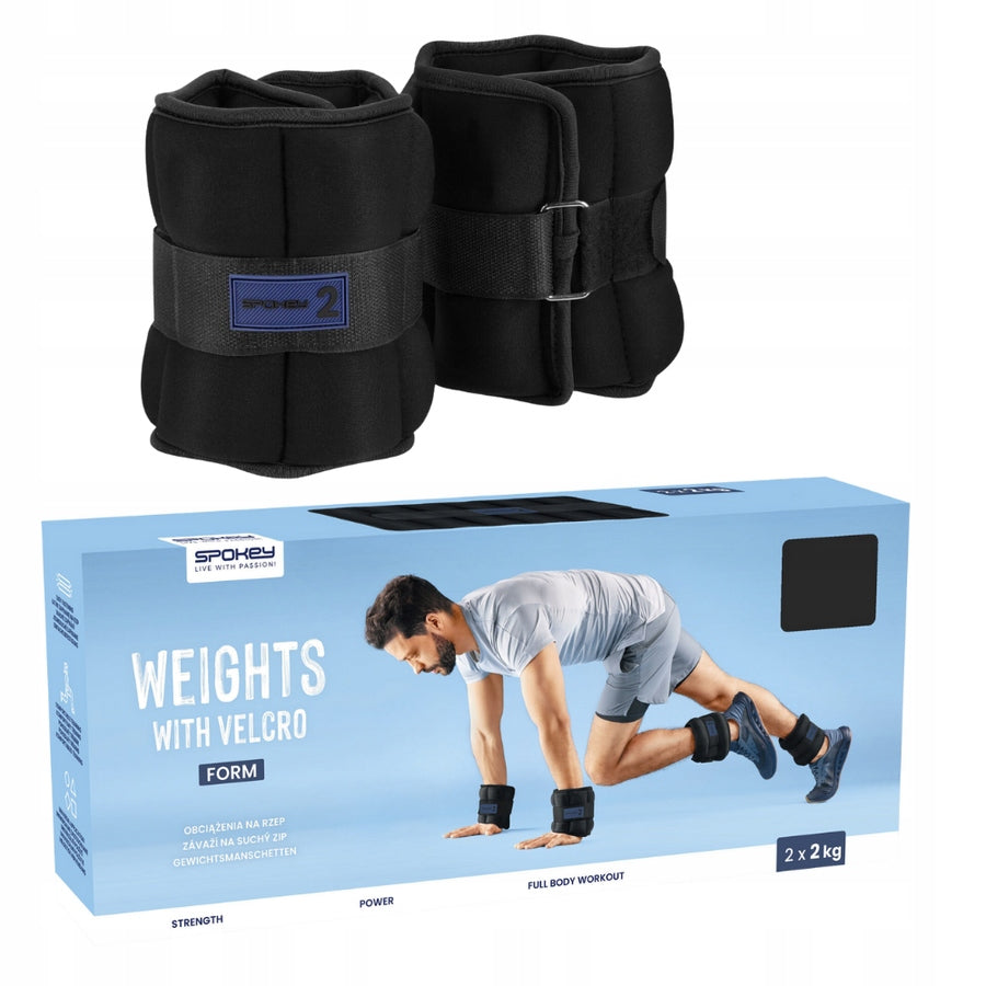 Weight Weights Wrists For Exercise Fitness 2x2 kg SPOKEY Color black