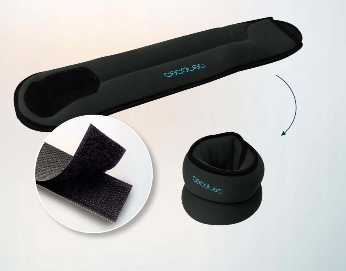 Weight plates Ankle weights wrist legs arms Cecotec 2 x 1KG Weight (mass) 1 kg
