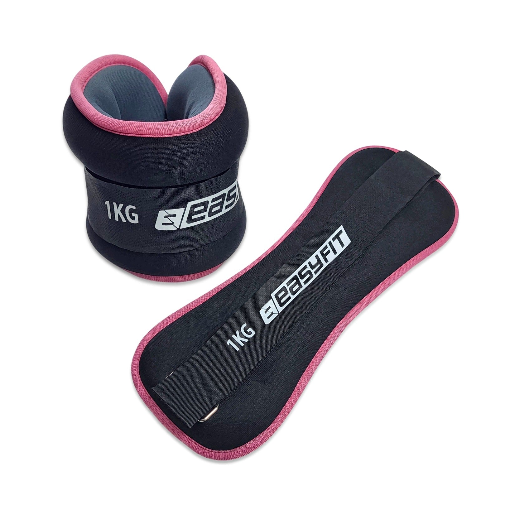 Weight plates EasyFit Comfort 1 kg for wrists and ankles with metal (pair)