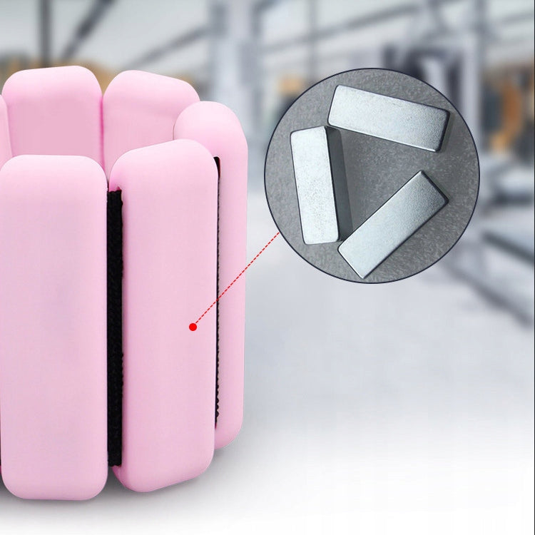 Weight plates Silicone-Steel for Wrists/Cubes 2x0,5kg Purple Weight (mass) 0.5 kg