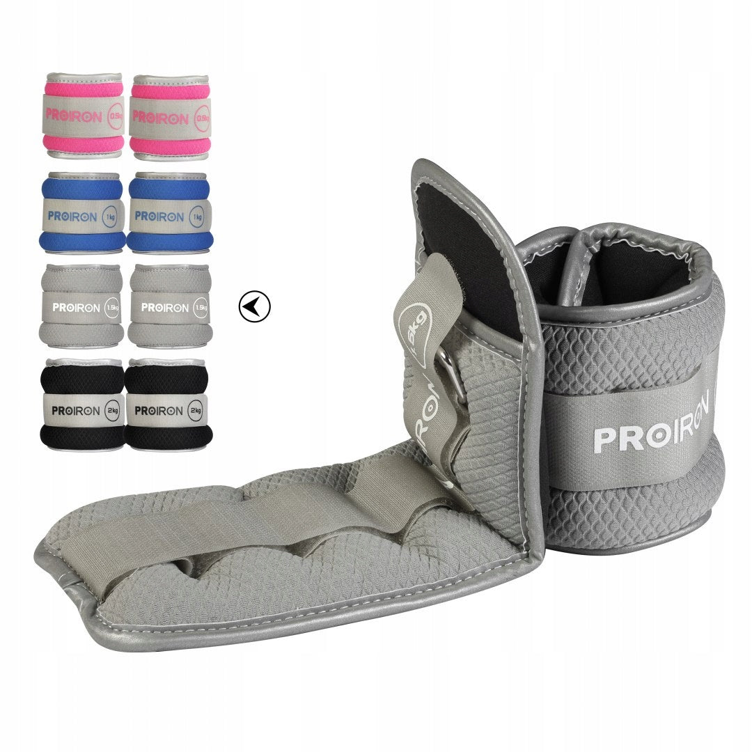 Weight plates for arm and leg exercises PROIRON 2 pcs x 1,5 kg Packaging status original
