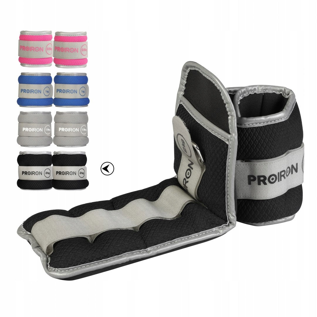 Weight plates for arm and leg exercises PROIRON 2 pcs x 2 kg