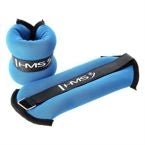 Weight plates for arms and legs HMS OB04 2 x 1KG Blue