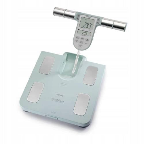 Weight with body composition analysis Omron BF511 fat muscles BMI TURQUOISE