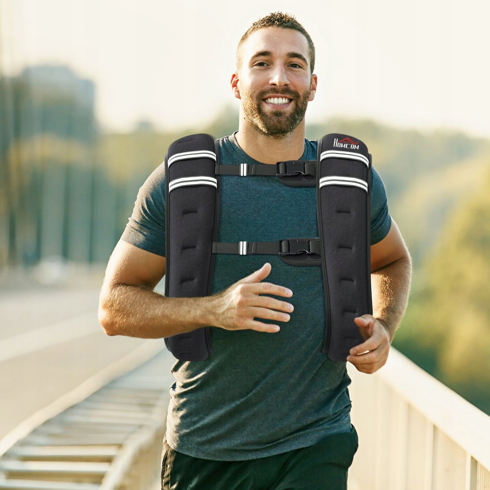 Weighted vest 5/8/10 kg, adjustable Weight (mass) 5 kg