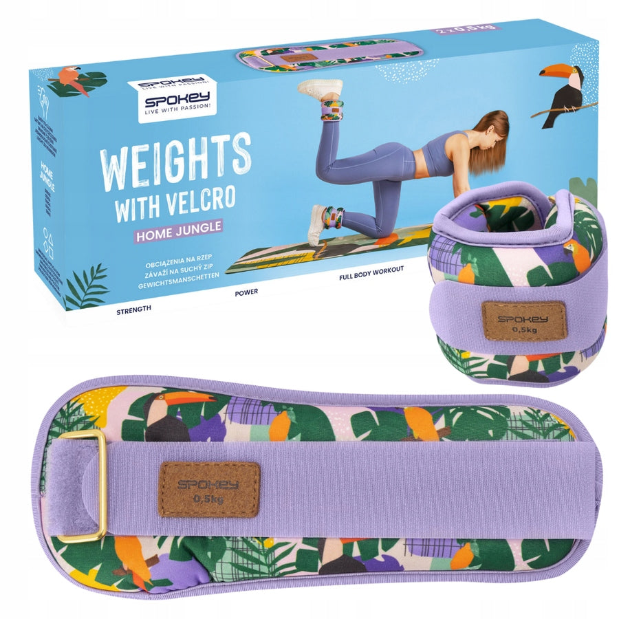 Weights Ankle Weights Wrists For Exercise Fitness 2x0,5 kg SPOKEY Packaging status original