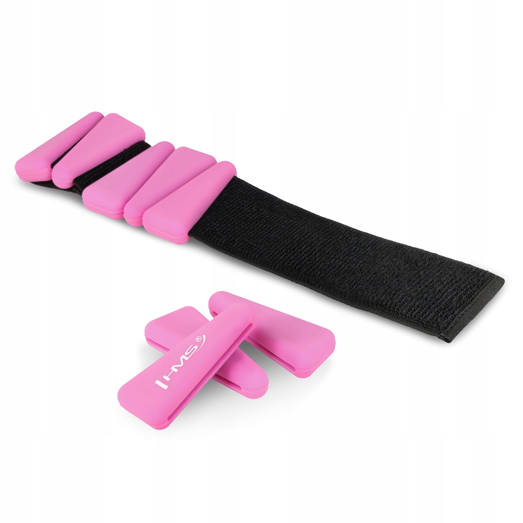 Weights For Ankles and Wrists For Exercise Silicone 2x0.5 kg Pink Brand HMS