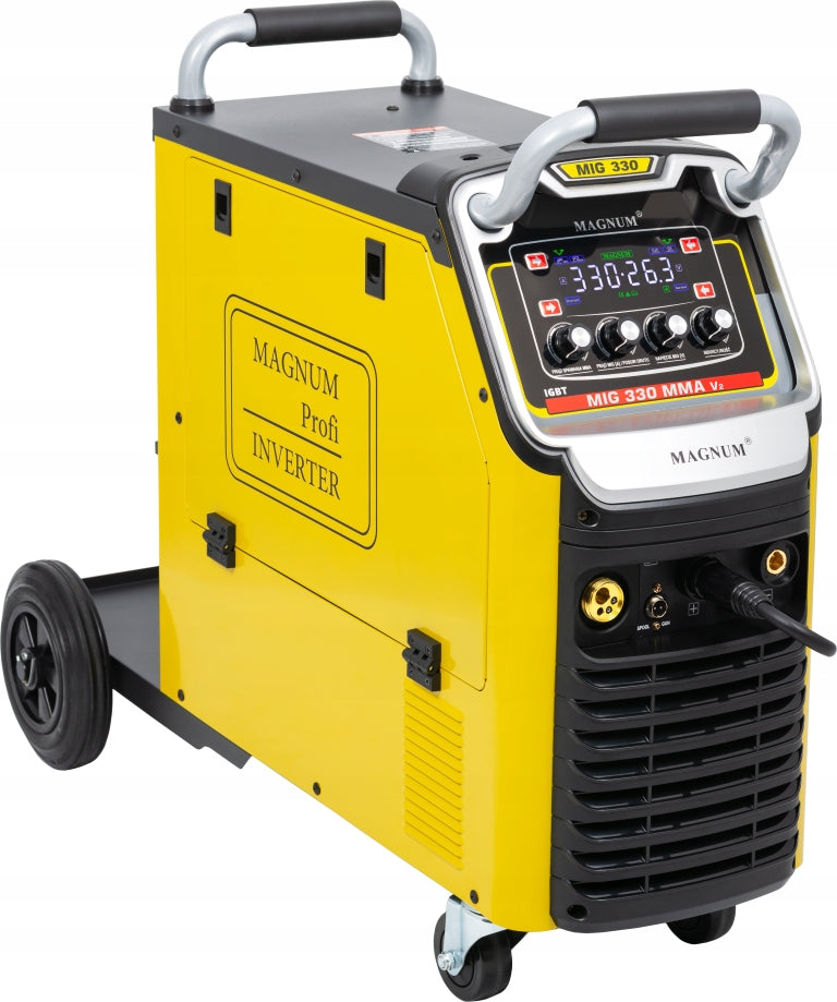 Welder MIGOMAT MIG MAG MMA 400V 330A Magnum INVERTER IGBT 4-ROLLS 4x4 Packaging status original