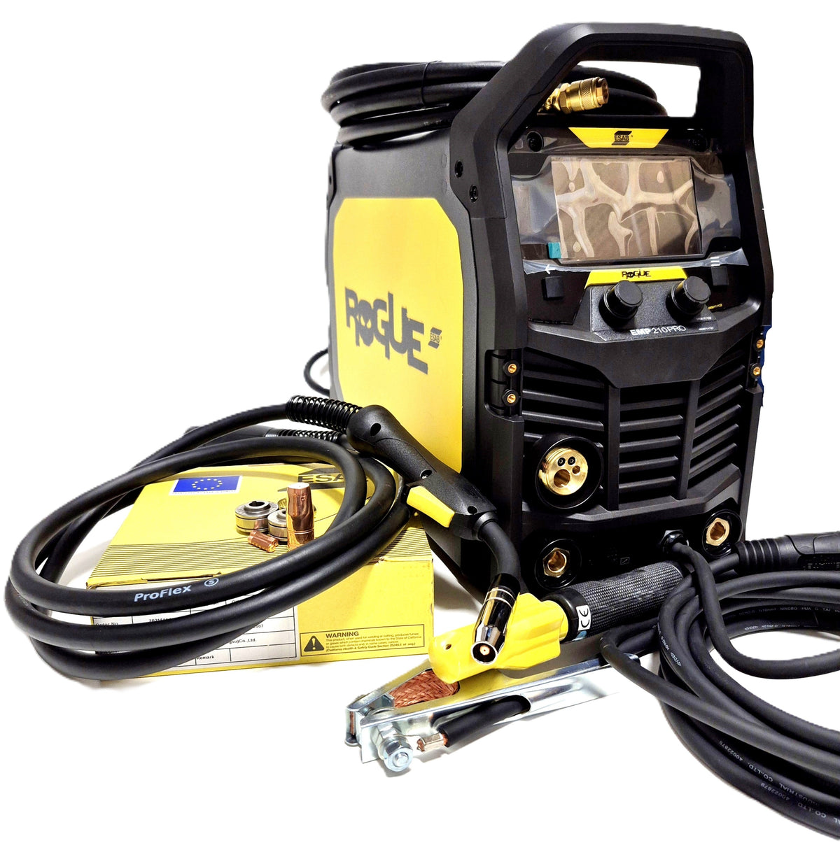 Welding machine ESAB Rogue EMP 210 Pro + handle MXL 201 3m + wire