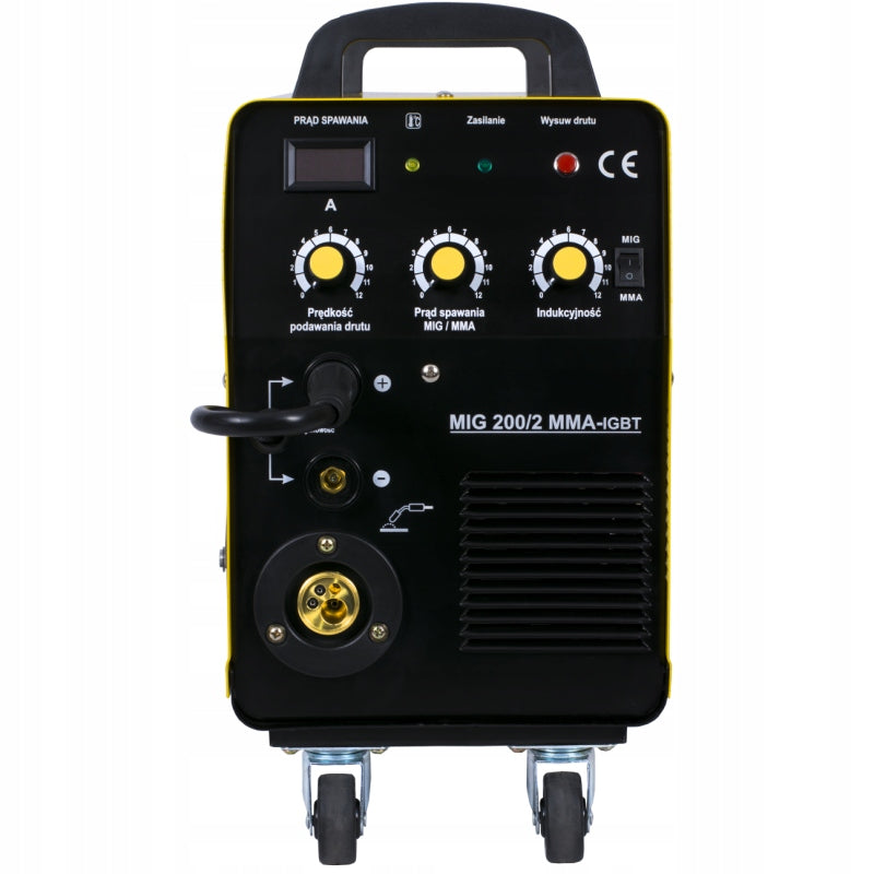 Welding machine MAGNUM MIG 200/2 MMA KN MIG/MAG FCAW 200A 230/400V IGBT Manufacturer code SPAWARKA MAGNUM MIG 200/2 MMA