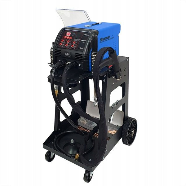 Welding machine Spotter 5600A 400V Sherman Car Spotter F60 with trolley