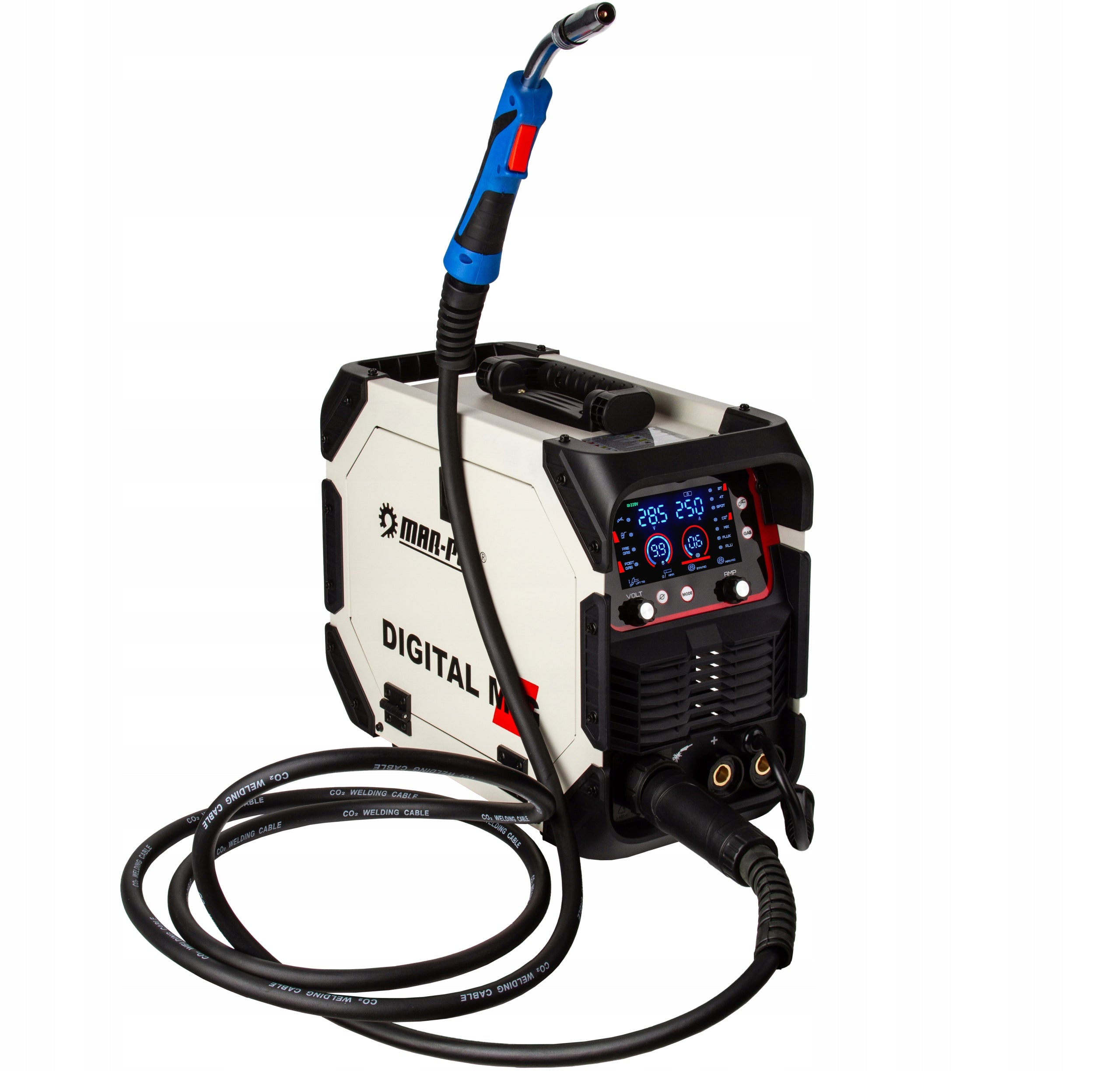 Welding machine for ALUMINUM / STEEL Synergy 250A inverter MIG MMA TIG migomat Model M79368