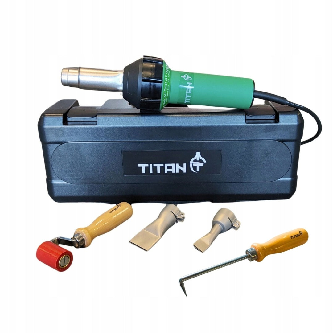 Welding machine for roof membrane TITAN AT1600 2000W – Professional set with
