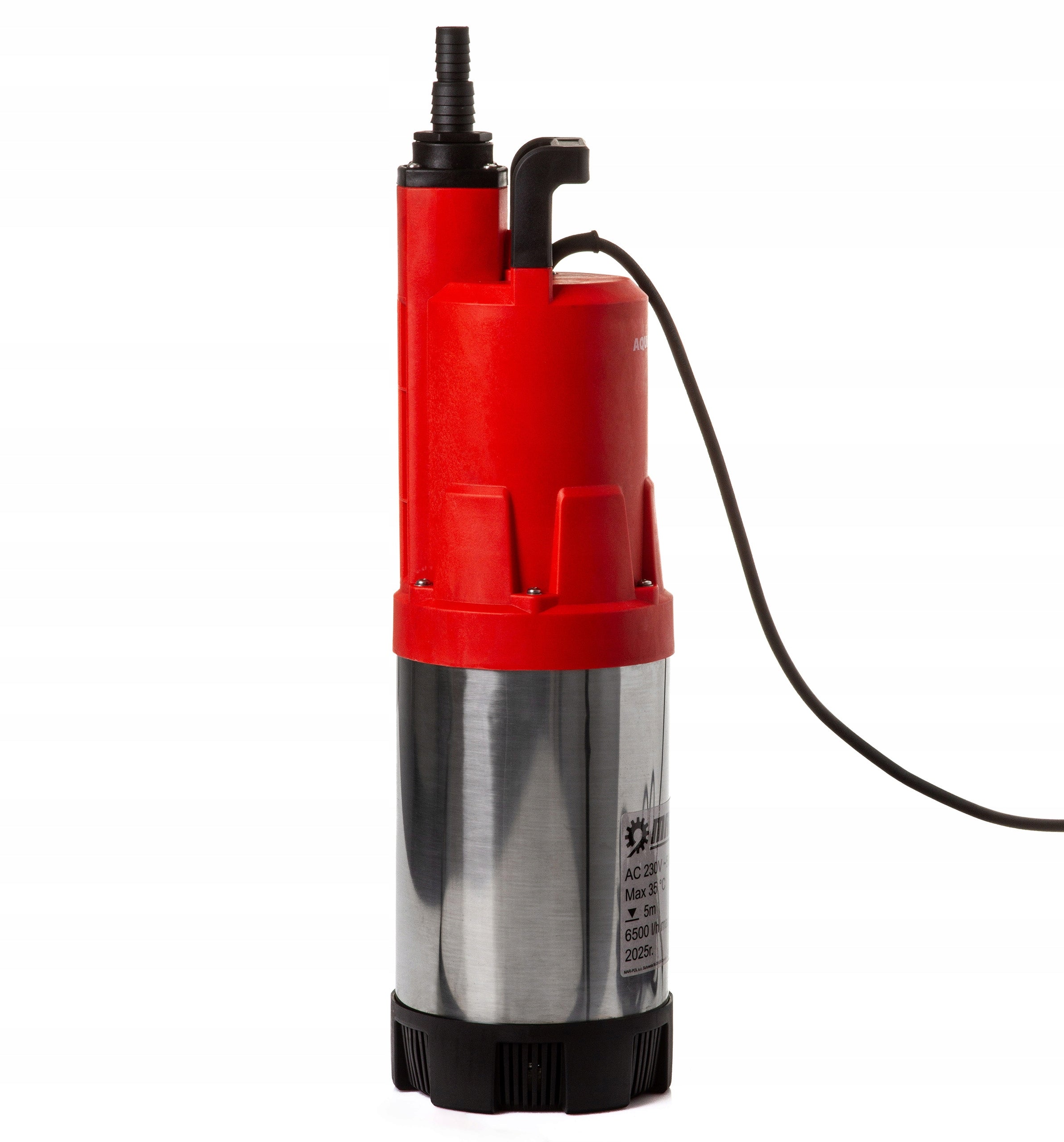 Well water pump cleaned submersible Mar-Pol 1000 W 6500 l/h Maximum pump output 6500 l/h