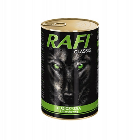 Wet Dog Food RAFI mix 3 flavors can set 20x1240g Dolina Noteci Manufacturer code KAR000022