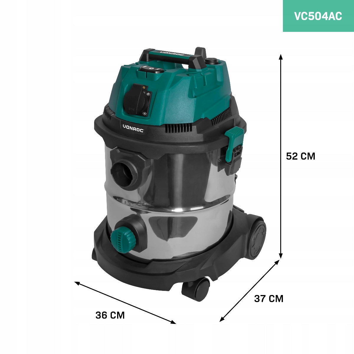 Wet and dry vacuum cleaner 1400W with 20L tank Manufacturer code VC504AC