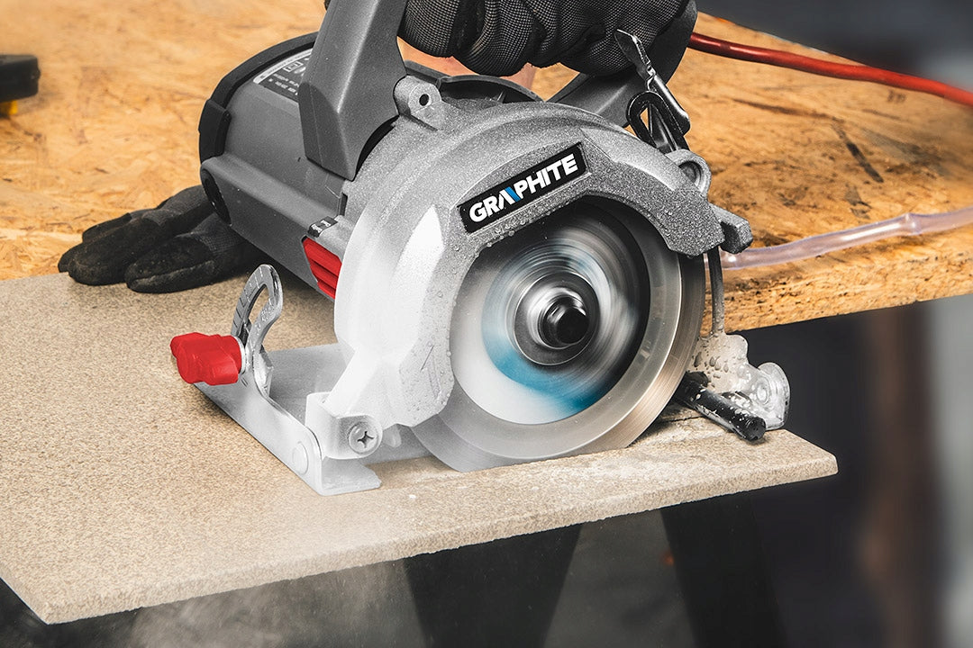 Wet/dry stoneware cutter 1400W 125mm Packaging status original