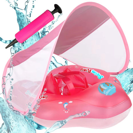 Wheel with Canopy Inflatable for Learning to Swim for Infants Children 8-24mies Packaging status original