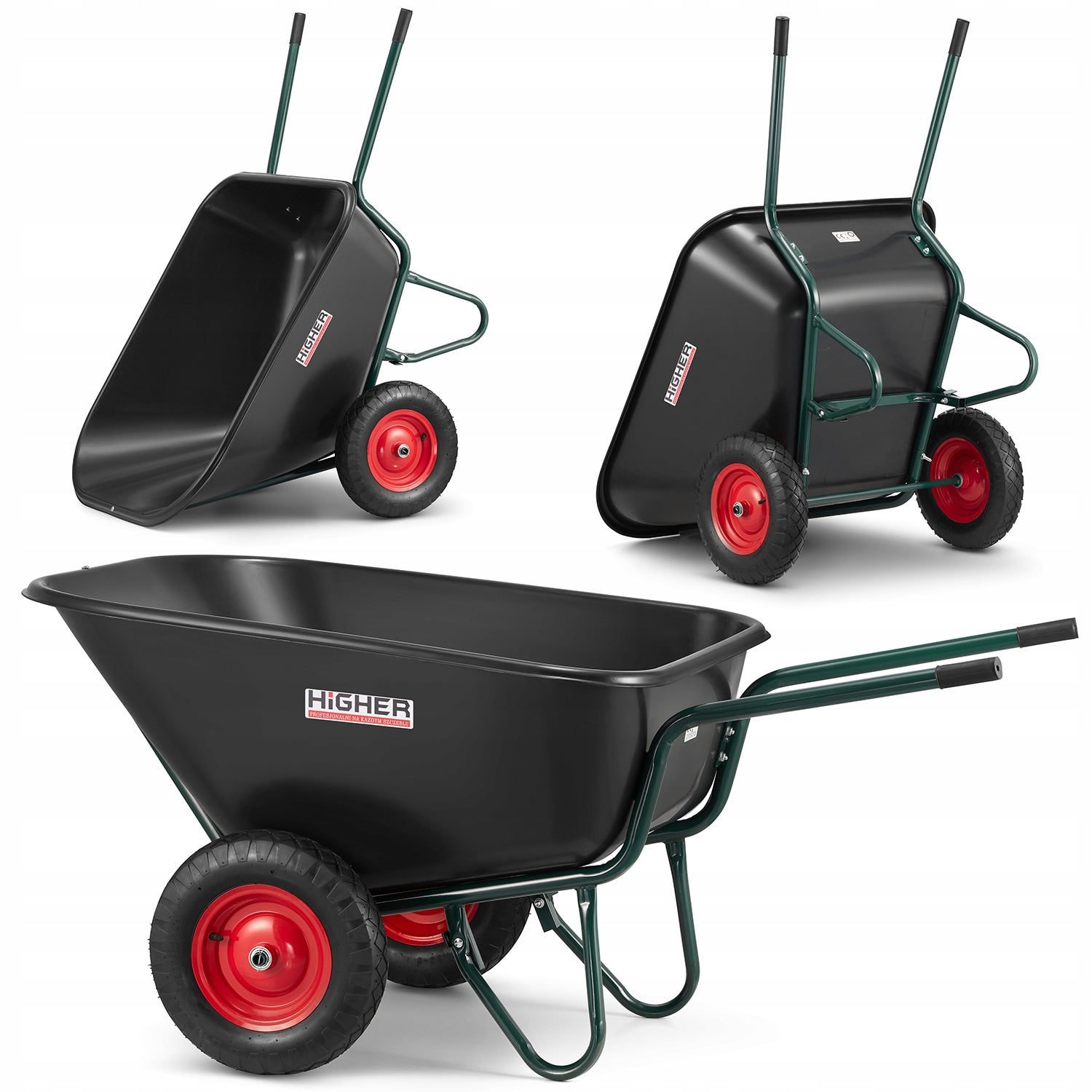 Wheelbarrow cradle garden trolley FEED two-wheeled feed hummingbird 300L JAPANESE