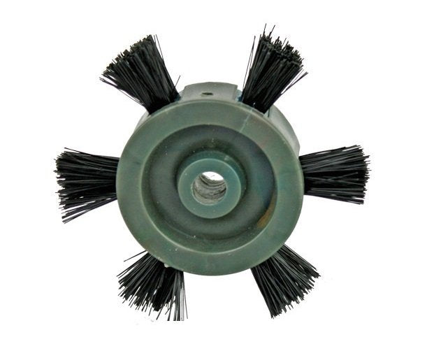 Wheelbarrow hand seed drill brush