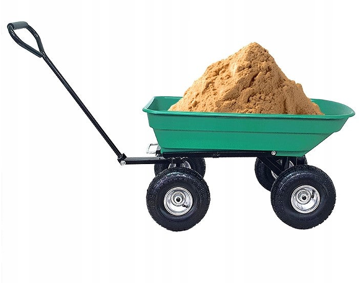 Wheelbarrow tipper GARDEN TROLLEY transport trailer load capacity 250kg 85L EAN (GTIN) 5906076907715
