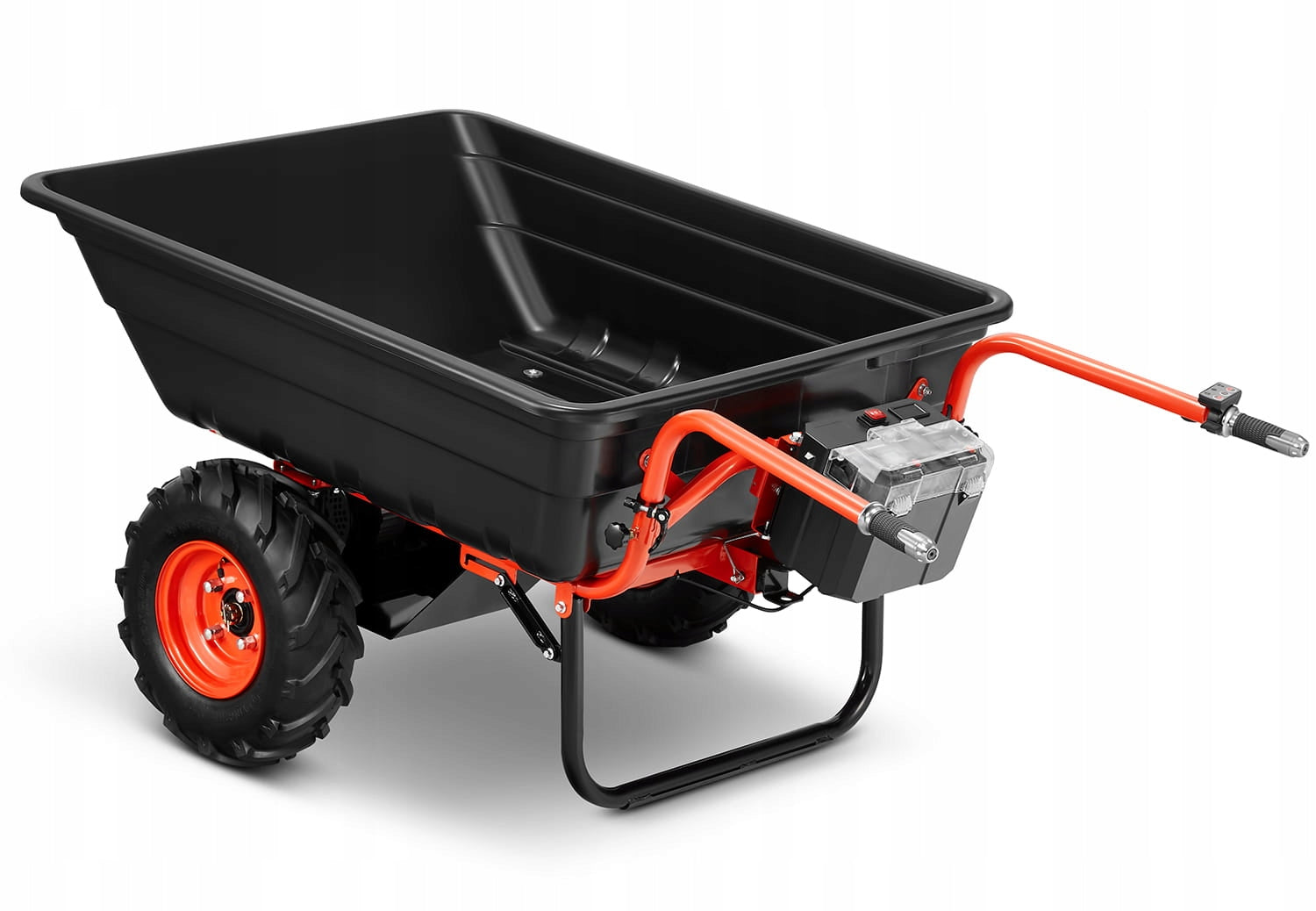 Wheelbarrow trailer cradle 300L electric with electric drive Bäumr-AG Brand Baumr-Ag