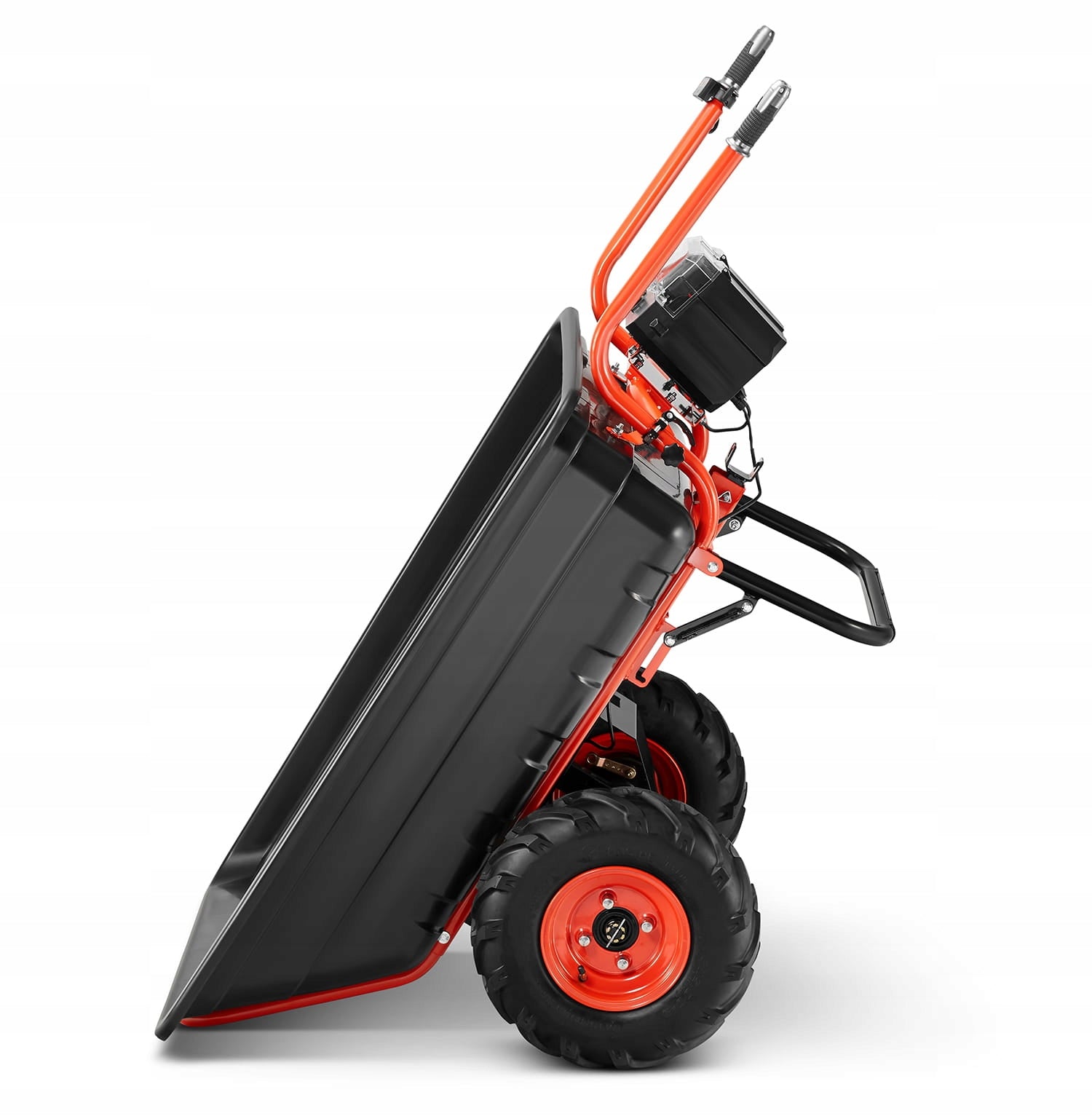 Wheelbarrow trailer cradle 300L electric with electric drive Bäumr-AG Kind wheelbarrow