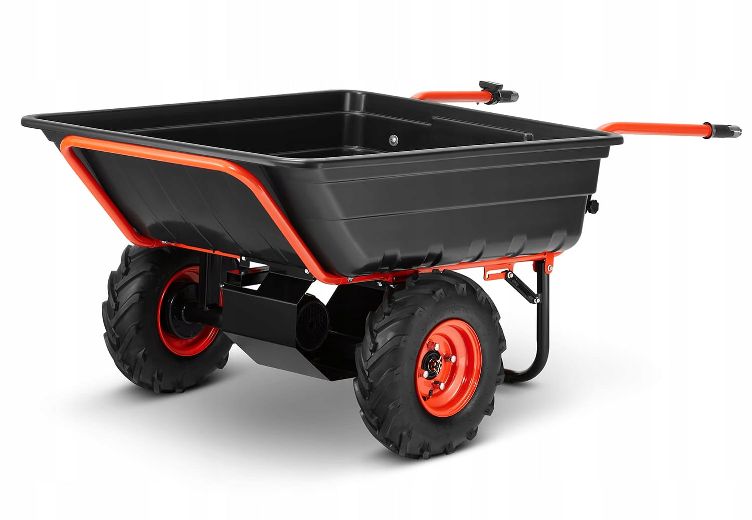 Wheelbarrow trailer cradle 300L electric with electric drive Bäumr-AG Packaging status original