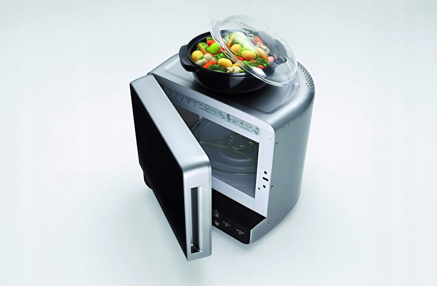 Whirlpool MAX 38 SL Microwave 13L 700W Crisp Jet Start Silver Packaging status original