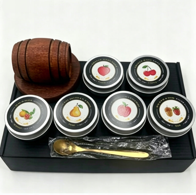 Whiskey Smoking Set 6 Flavors, Perfect Birthday Gift for Man Manufacturer code --Reflecti