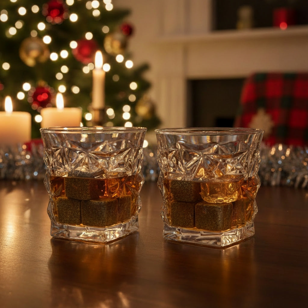 Whiskey drink set for gift for man guy 2 cups Manufacturer SUPERO