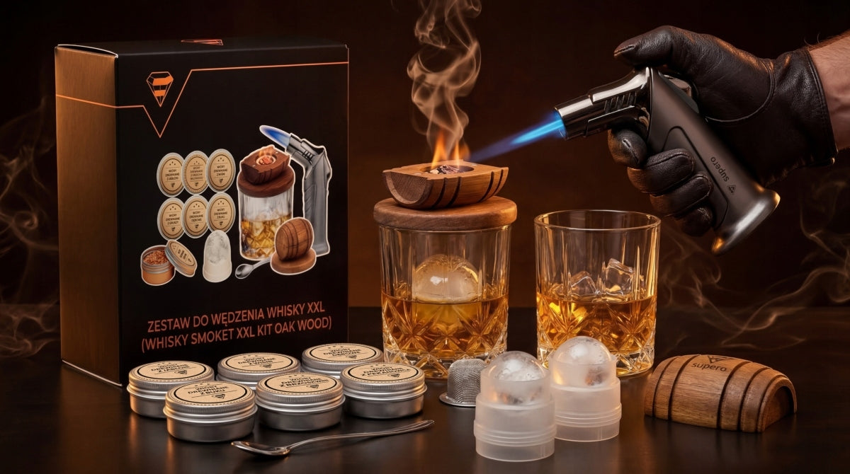 Whiskey smoking set smoker premium drink accessories for Boyfriend Packaging status original